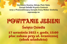 Krynica-Zdrój Wydarzenie Piknik POWITANIE JESIENI - Święto Osiedla Krynica Centrum