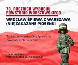 Wrocław Wydarzenie Koncert Wrocław śpiewa z Warszawą (Nie)Zakazane Piosenki