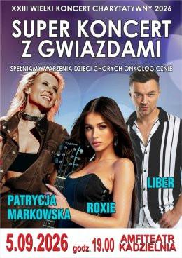 Kielce Wydarzenie Koncert Patrycja Markowska, Liber, Roxie
