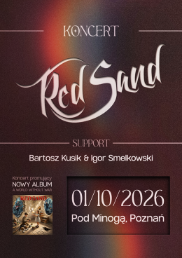 Poznań Wydarzenie Koncert Red Sand