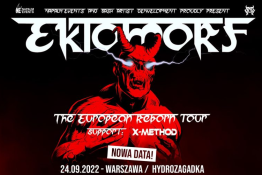 Warszawa Wydarzenie Koncert Ektomorf + X-Method + Support