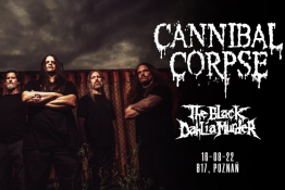 Poznań Wydarzenie Koncert Cannibal Corpse + The Black Dahlia Murder