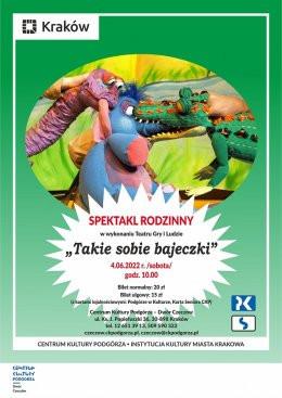 Kraków Wydarzenie Spektakl Spektakl plenerowy - "Takie sobie bajeczki"