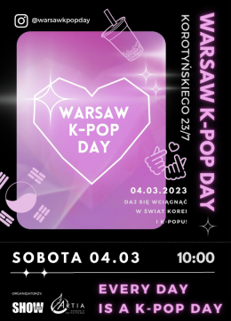 Warszawa Wydarzenie Targi Warsaw K-Pop Day 2024